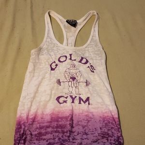 Ombre Gold's Gym Tank top